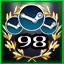 Captured 98 Achievements