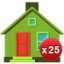 Icon for Build 25 houses