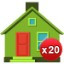 Icon for Build 20 houses