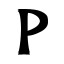Icon for Letter P version 2