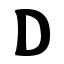 Icon for Letter D version 2
