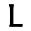 Icon for Letter L version 2