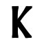Icon for Letter K version 2