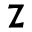 Icon for Letter Z version 2