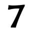 Icon for Number 7 version 2