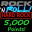 5,000 Points in Hard Rock mode!