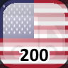 Icon for Complete 200 Towns in United States of America