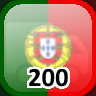 Icon for Complete 200 Towns in Portugal