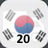 Icon for Complete 20 Towns in South Korea