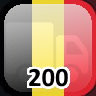 Icon for Complete 200 Towns in Belgium