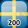 Icon for Complete 200 Towns in Sweden