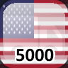Icon for Complete 5,000 Towns in United States of America