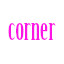 corner