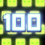 100 Yellow Squares