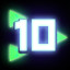 '10 Green Triangles' achievement icon