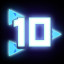 '10 Blue Triangles' achievement icon