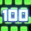 100 Green Squares
