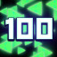 '100 Green Triangles' achievement icon