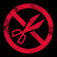Icon for CAUTION, Don't Cut
