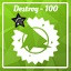 Destroy 100 obstacle by a star