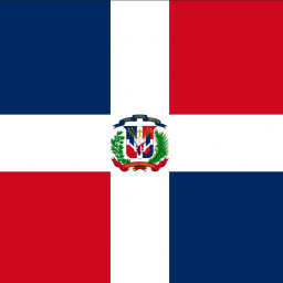 National flag of República Dominicana