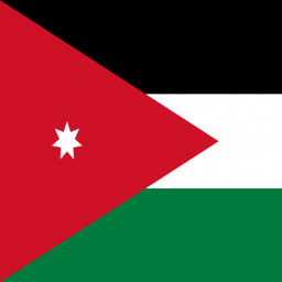 National flag of Jordanian