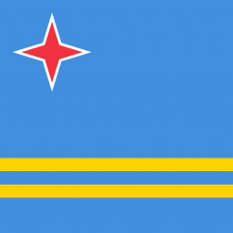 National flag of Aruba