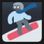 Snowboarder - Dark Skin Tone