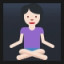 Person in Lotus Position - Light Skin Tone