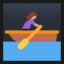Woman Rowing Boat - Medium Skin Tone