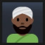 Person Wearing Turban - Dark Skin Tone