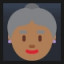 Old Woman - Medium-Dark Skin Tone
