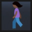 Woman Walking - Dark Skin Tone