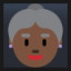 Old Woman - Dark Skin Tone