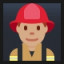 Man Firefighter - Medium Skin Tone