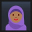 Person With Headscarf - Medium-Dark Skin Tone