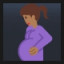 Pregnant Woman - Medium-Dark Skin Tone