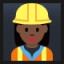 Woman Construction Worker - Dark Skin Tone