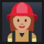Woman Firefighter - Medium Skin Tone
