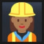Woman Construction Worker - Medium-Dark Skin Tone