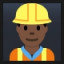 Construction Worker - Dark Skin Tone