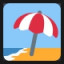 Beach With Umbrella