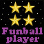 Funball player 4 stars