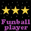 Funball player 3 stars