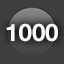 Completed 1000 Hard Puzzles