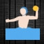 Person Playing Water Polo - Light Skin Tone