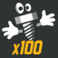 Icon for Screw 100 bolts