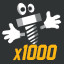 Icon for Screw 1,000 bolts