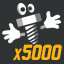 Icon for Screw 5,000 bolts