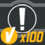 Icon for Finish 100 quests